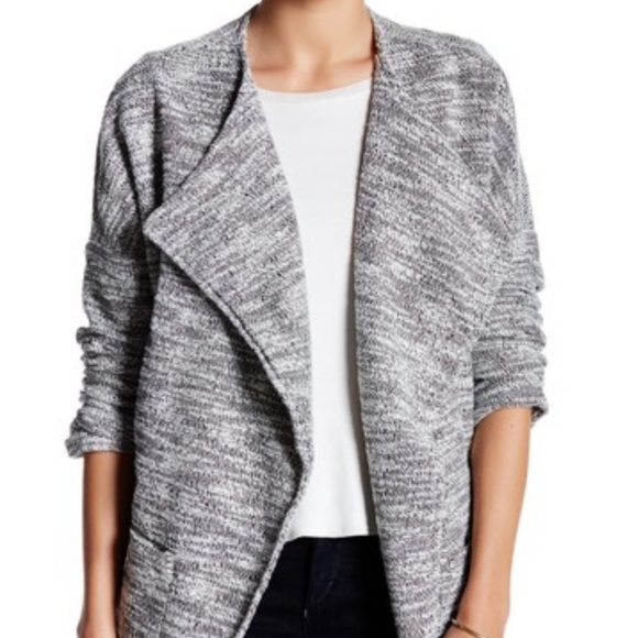 ASTR Draped Front Open Cardigan Sweater Size Small - Picture 15 of 15